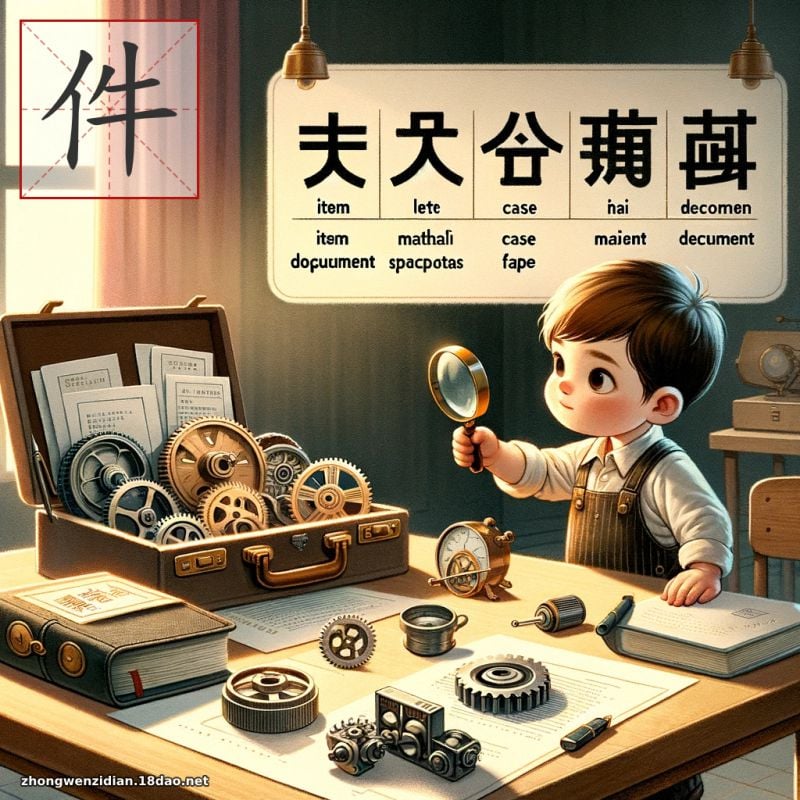 件 - 中文字典配圖