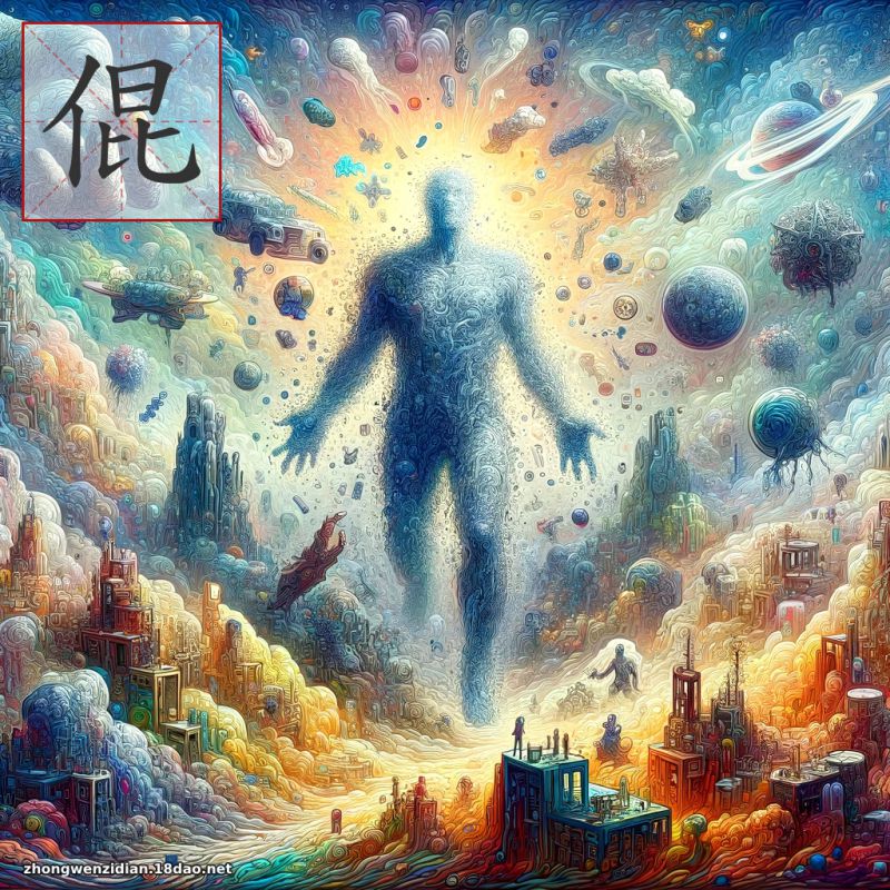 倱 - 中文字典配圖