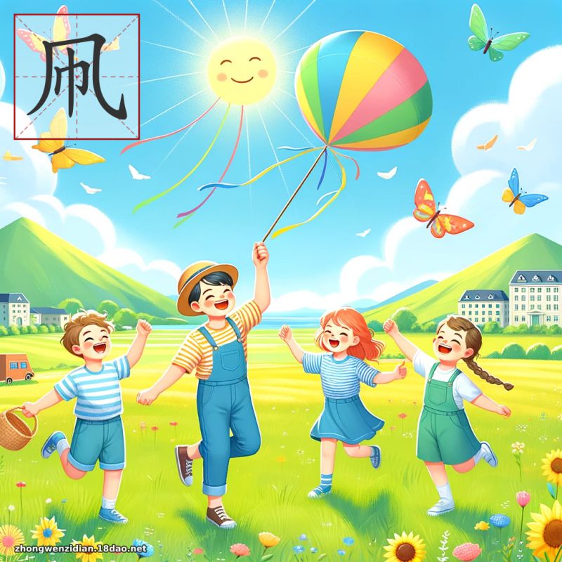 凧 - 中文字典配图