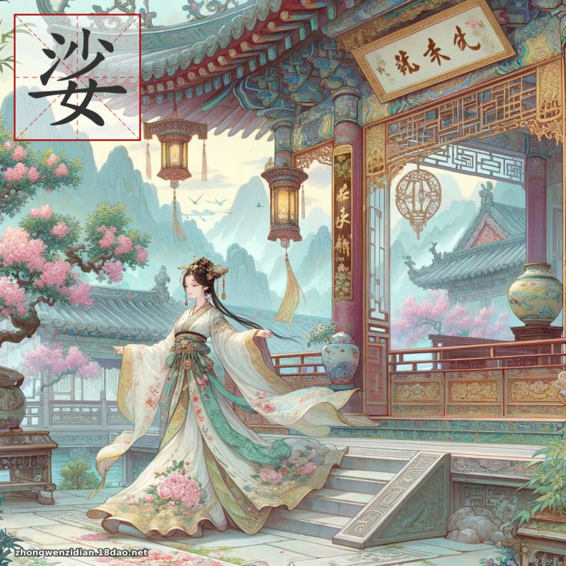 娑 - 中文字典配圖