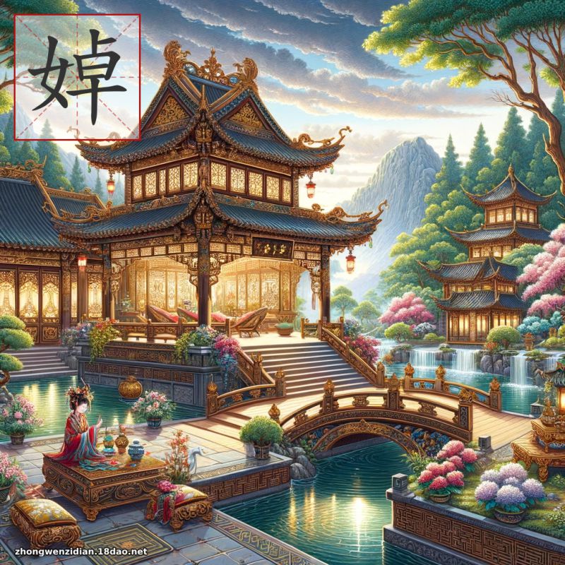 婥 - 中文字典配圖