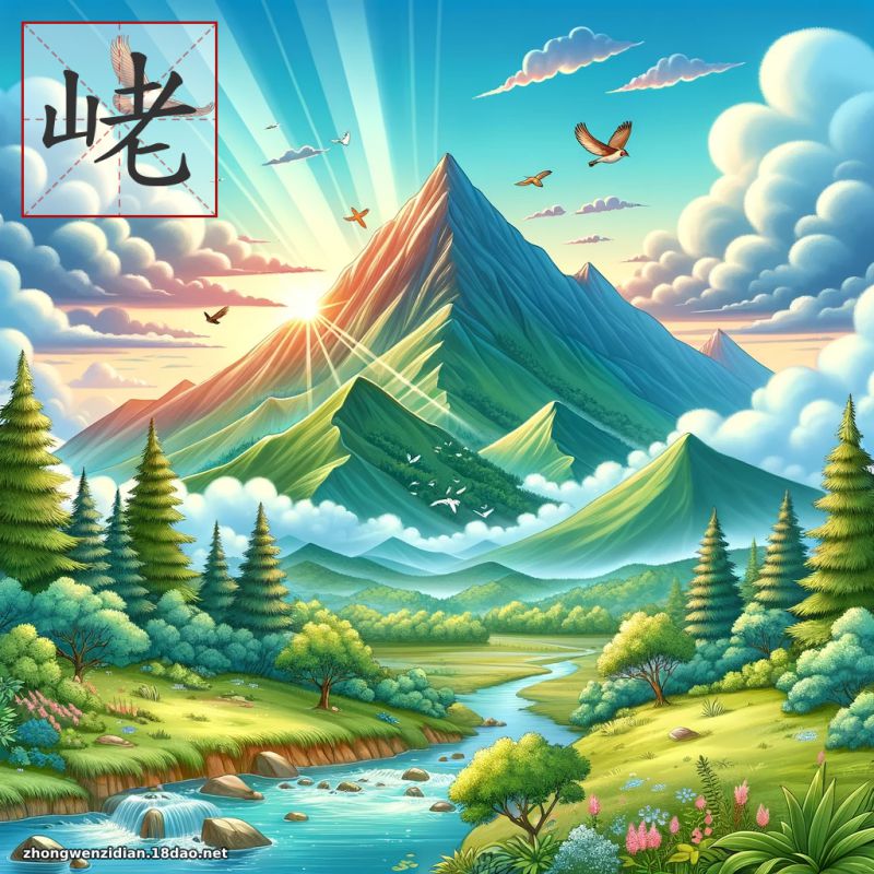 峔 - 中文字典配圖