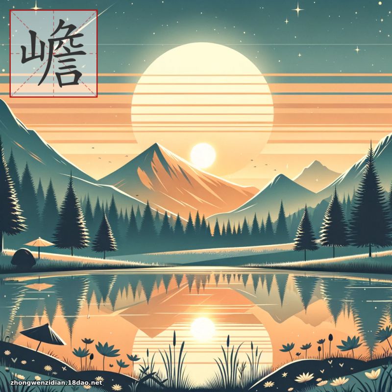 嶦 - 中文字典配圖