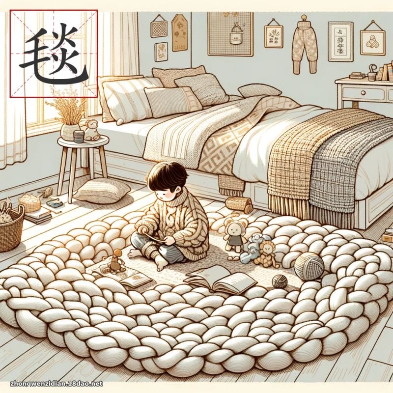 毯 - 中文字典配图