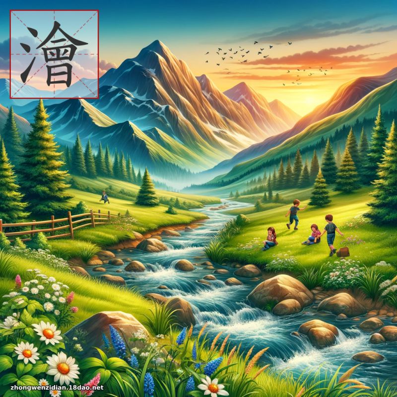 澮 - 中文字典配圖