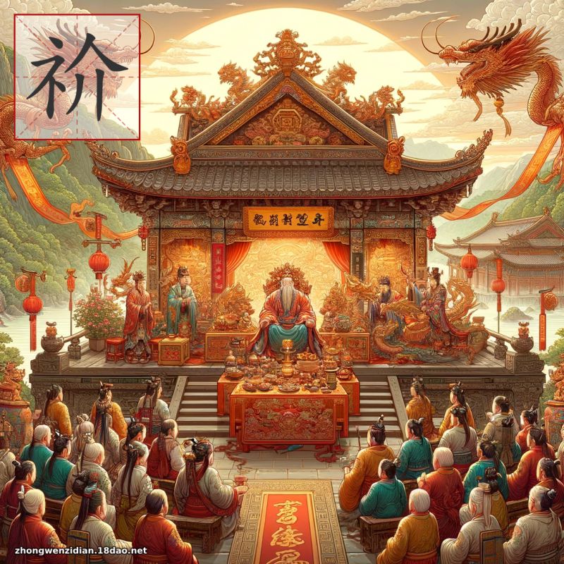 祄 - 中文字典配图