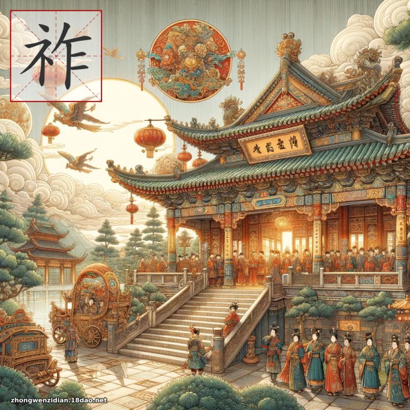 祚 - 中文字典配图