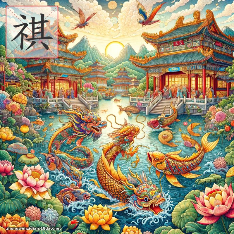 祺 - 中文字典配圖