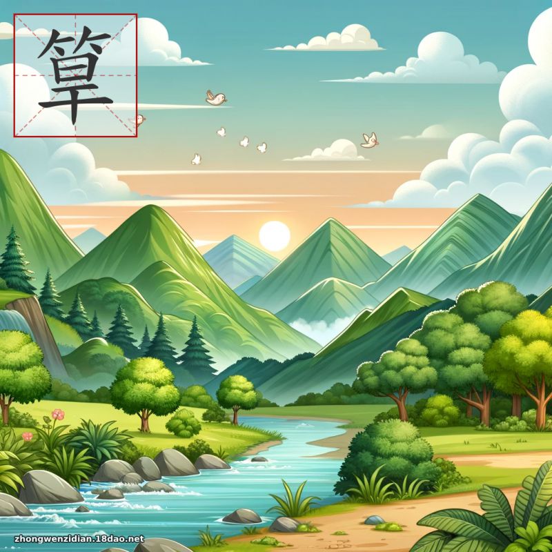 筸 - 中文字典配圖