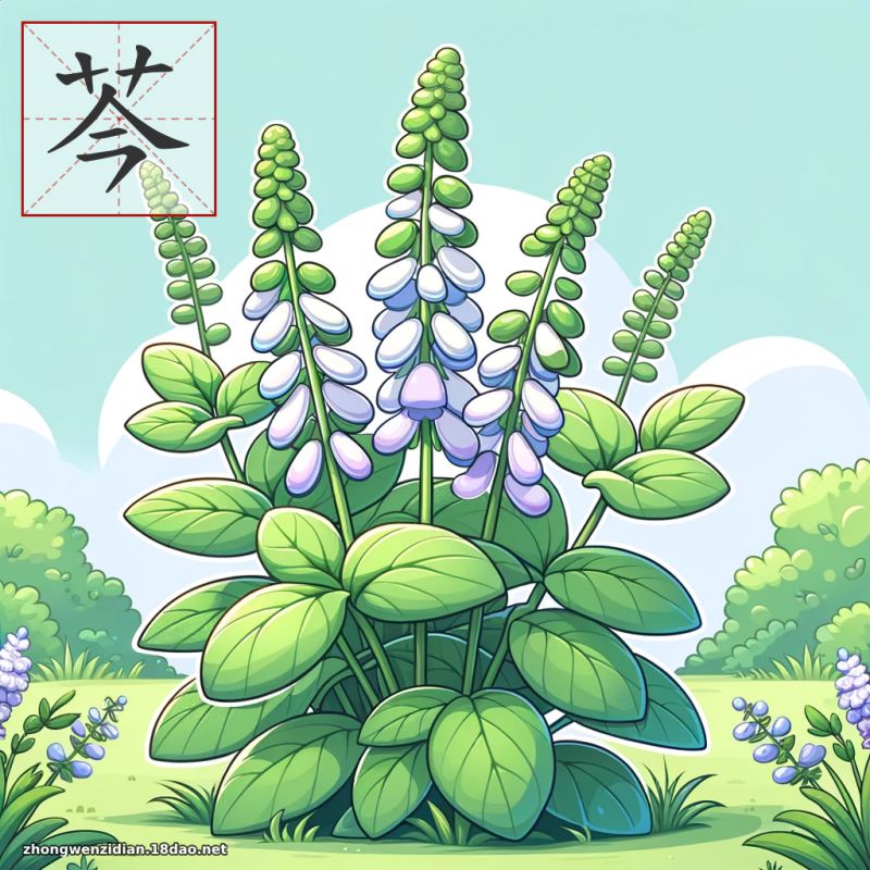 芩 - 中文字典配圖