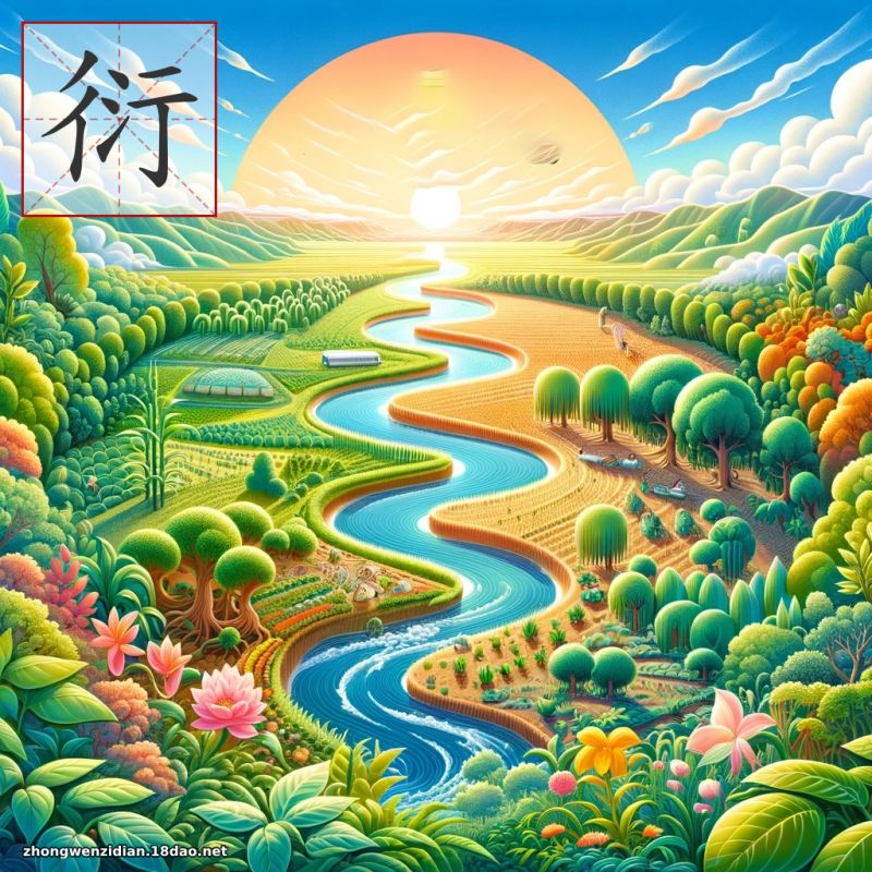 衍 - 中文字典配圖