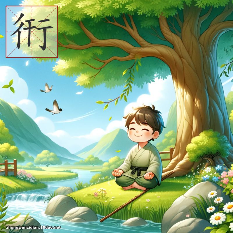 衎 - 中文字典配圖