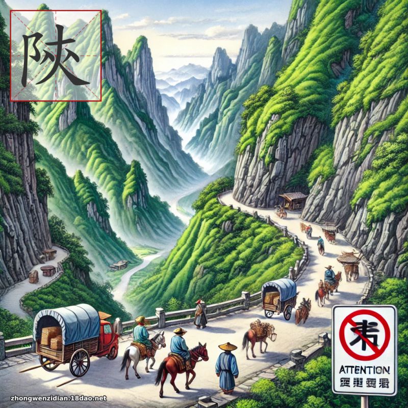 陝 - 中文字典配图