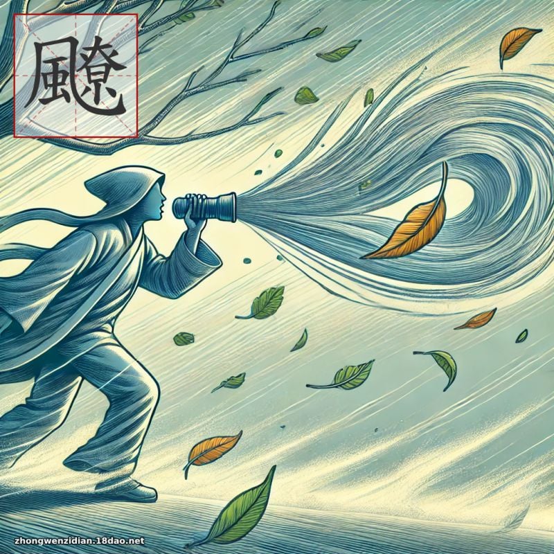 飉 - 中文字典配圖