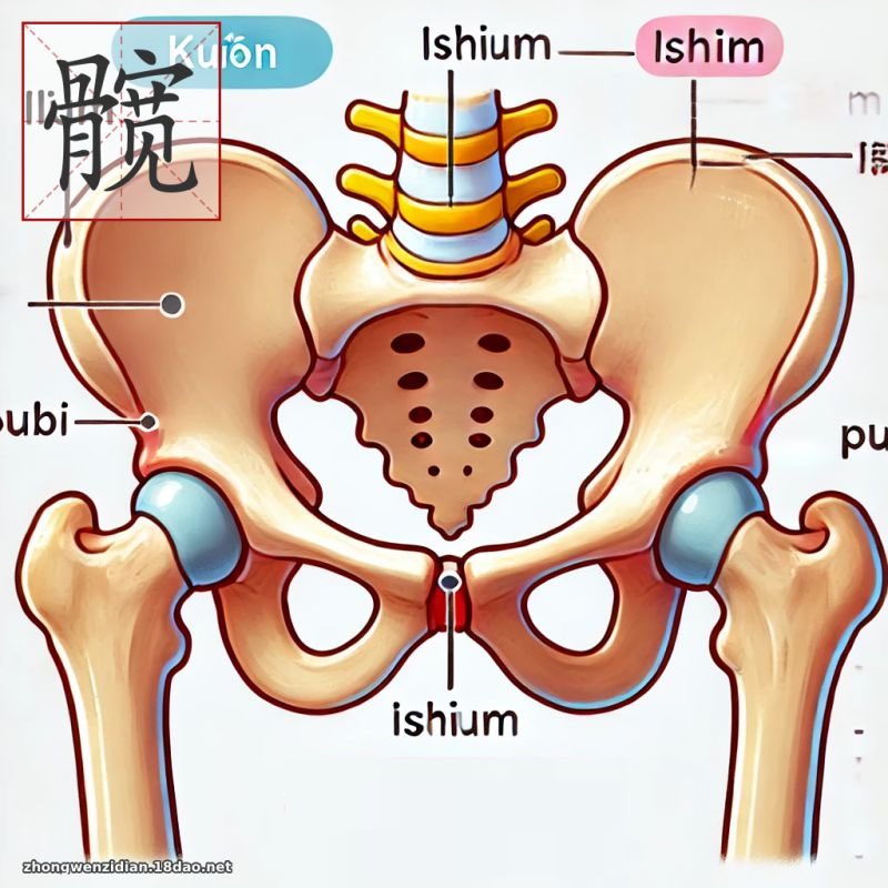 髋 - 中文字典配图