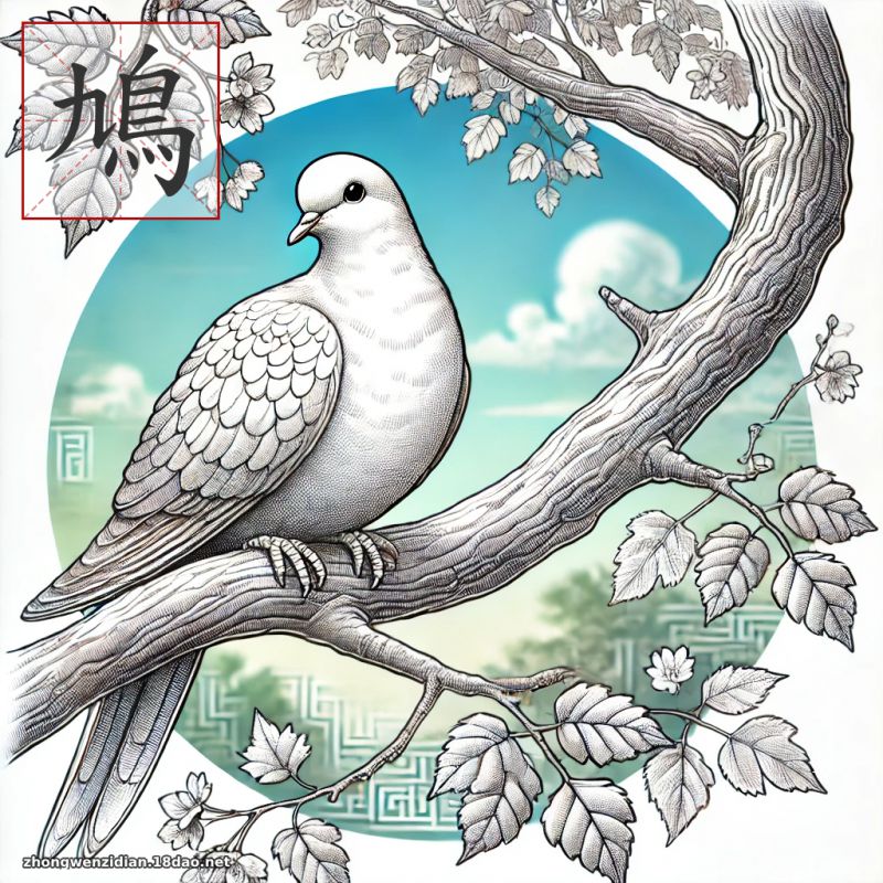 鳩 - 中文字典配圖