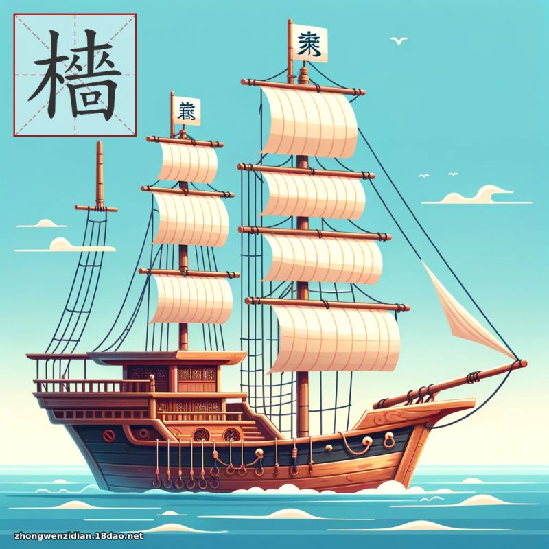 檣(拼音: qiáng) | 一把刀《中文字典》📕